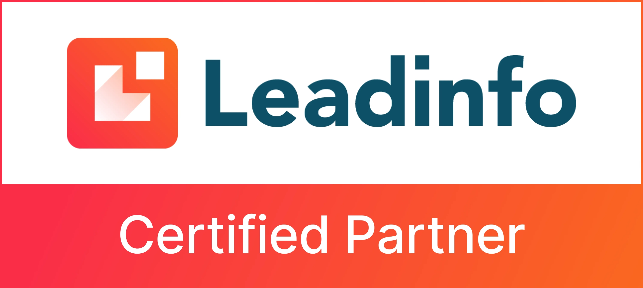 Leadinfo certified